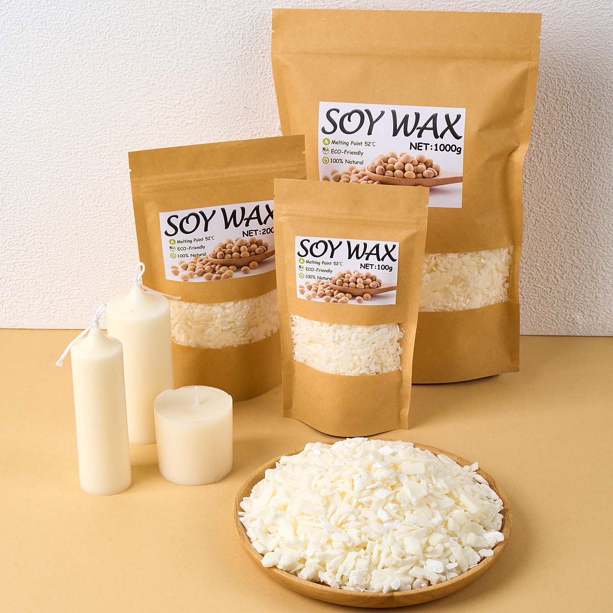 Candle Making Wax Melter - 1 Pounds Pure White Soy Wax