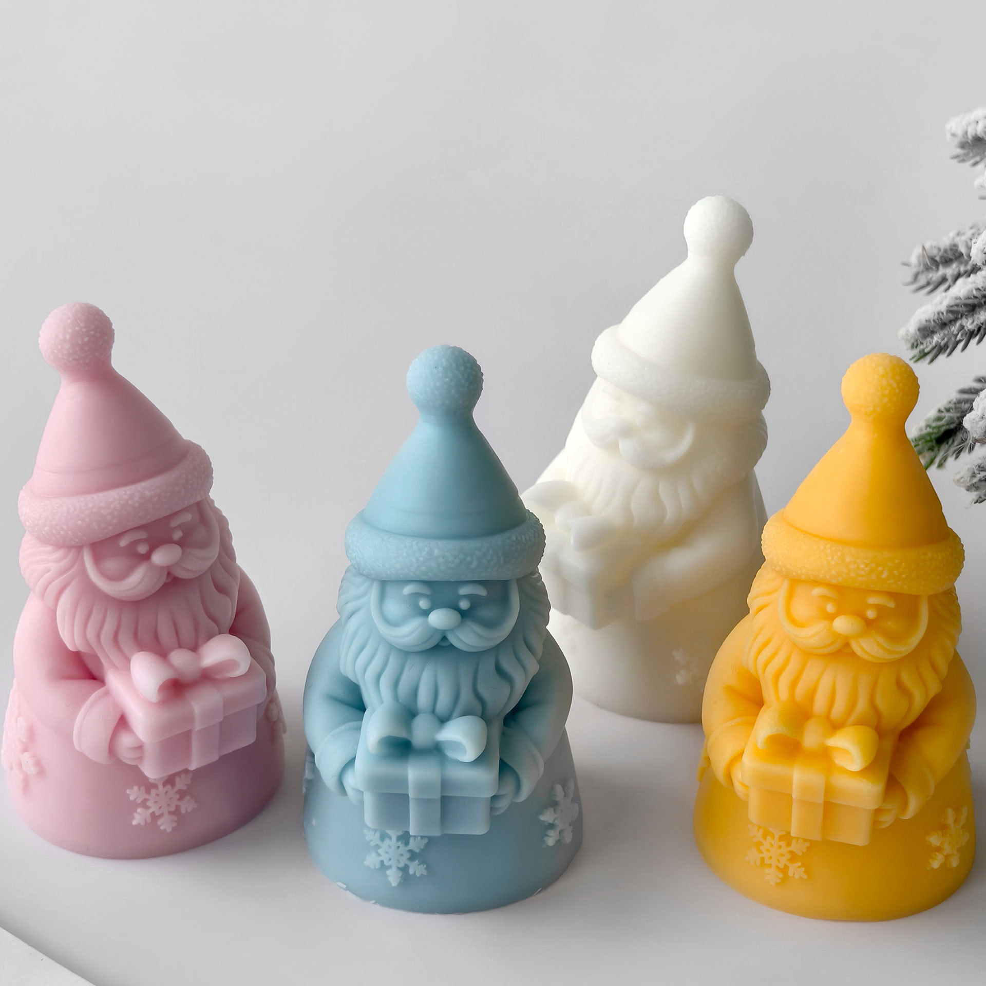 Santa Claus Gift Box Silicone  - đánh giá và giá Candle Making Wax Melter