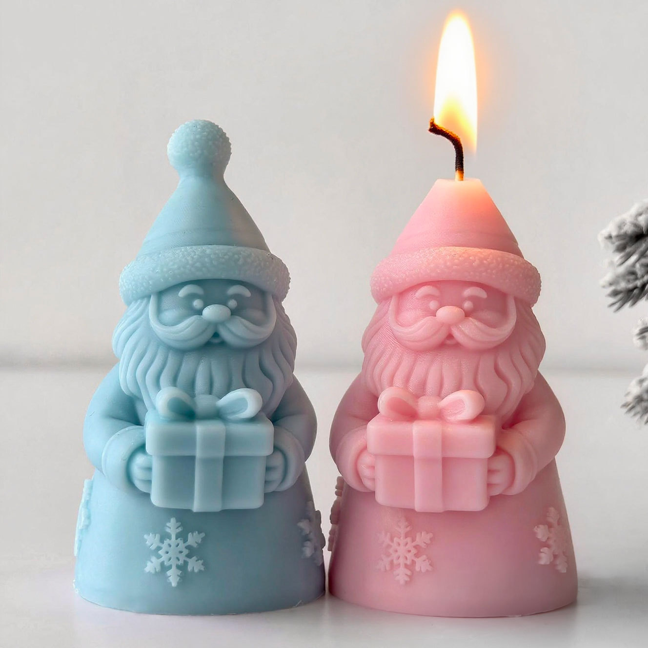 Santa Claus Gift Box Silicone  - đánh giá và giá Candle Making Wax Melter