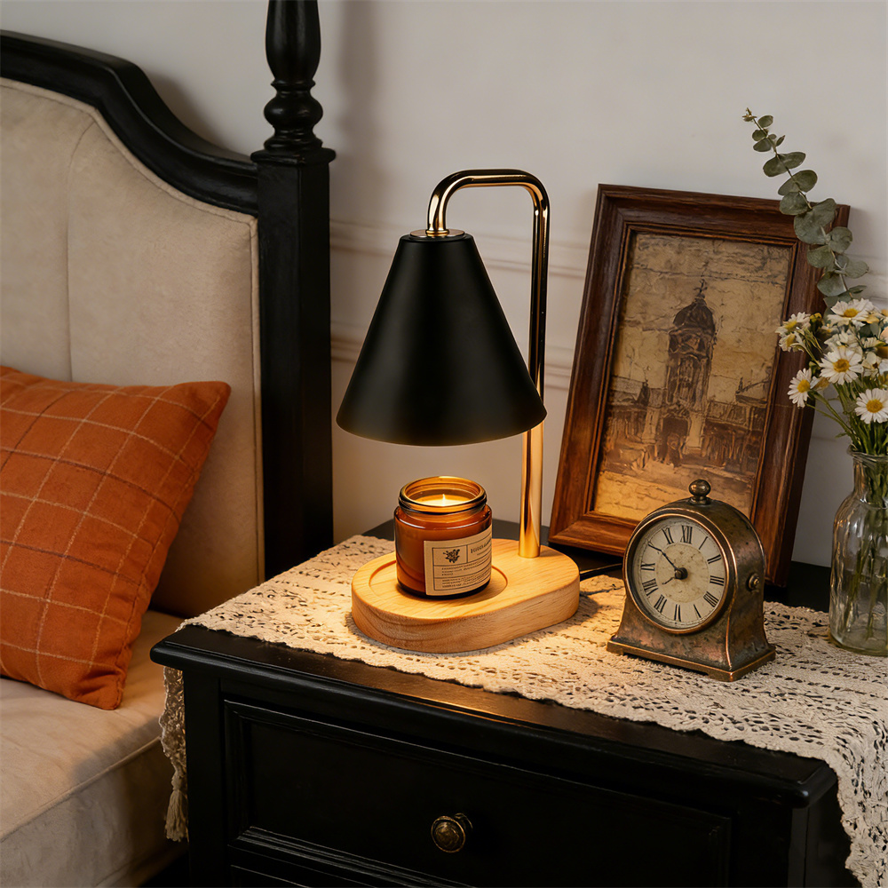 Black Candle Warmer Lamp with  - đánh giá và giá Candle Making Wax Melter
