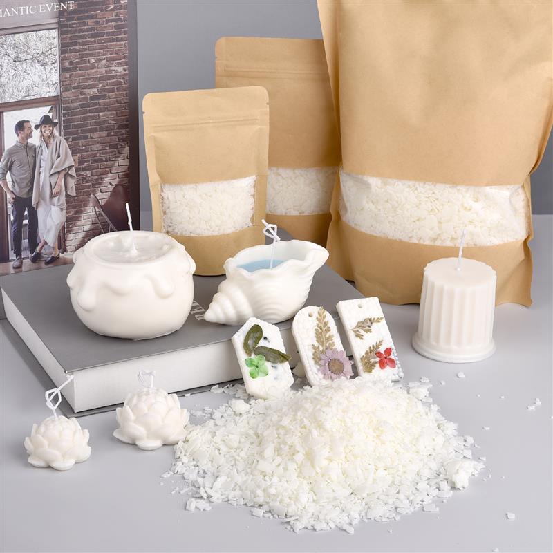 50-1000g Natural Pure Soy Wax  - đánh giá và giá Candle Making Wax Melter