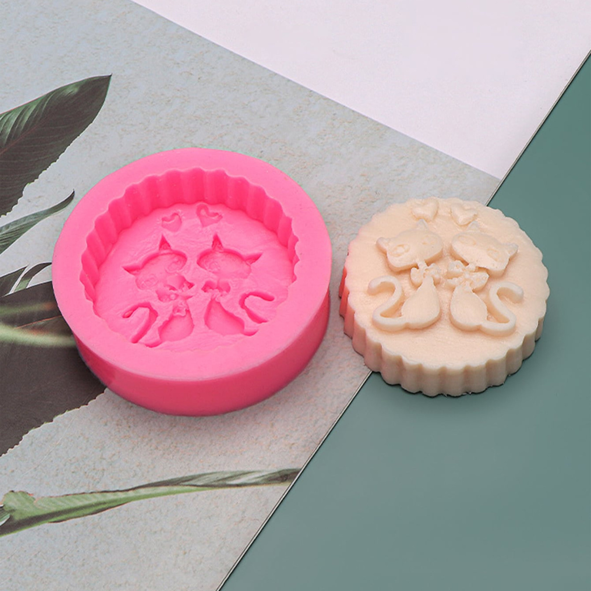 1-Piece Silicone Cat Soap Mold - đánh giá và giá Candle Making Wax Melter