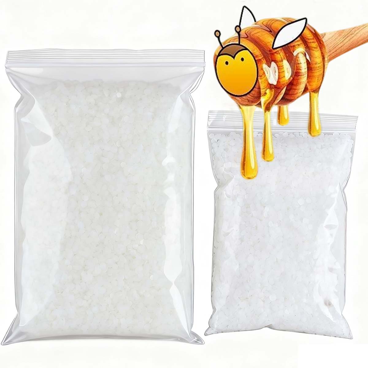 200g-1000g White Beeswax Pure  - đánh giá và giá Candle Making Wax Melter