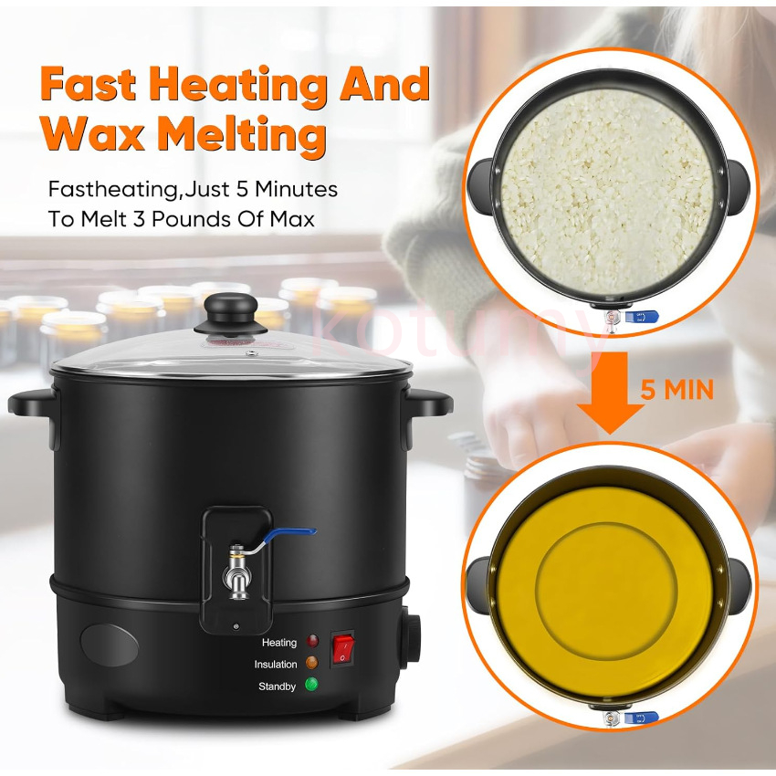 EU US Plug Electric Melting Ca - đánh giá và giá Candle Making Wax Melter