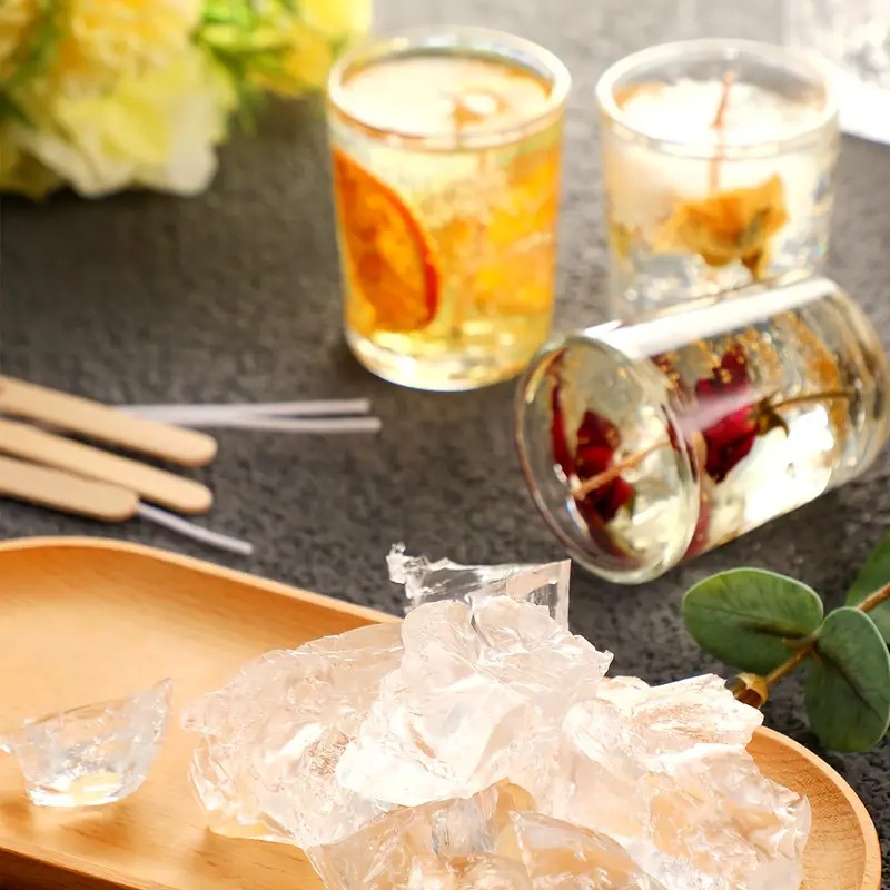 Transparent Crystal Wax, Jelly - đánh giá và giá Candle Making Wax Melter